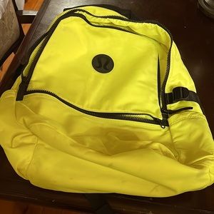 Authentic Lululemon Backpack. Paid $150. Some light spotting. See pictures.